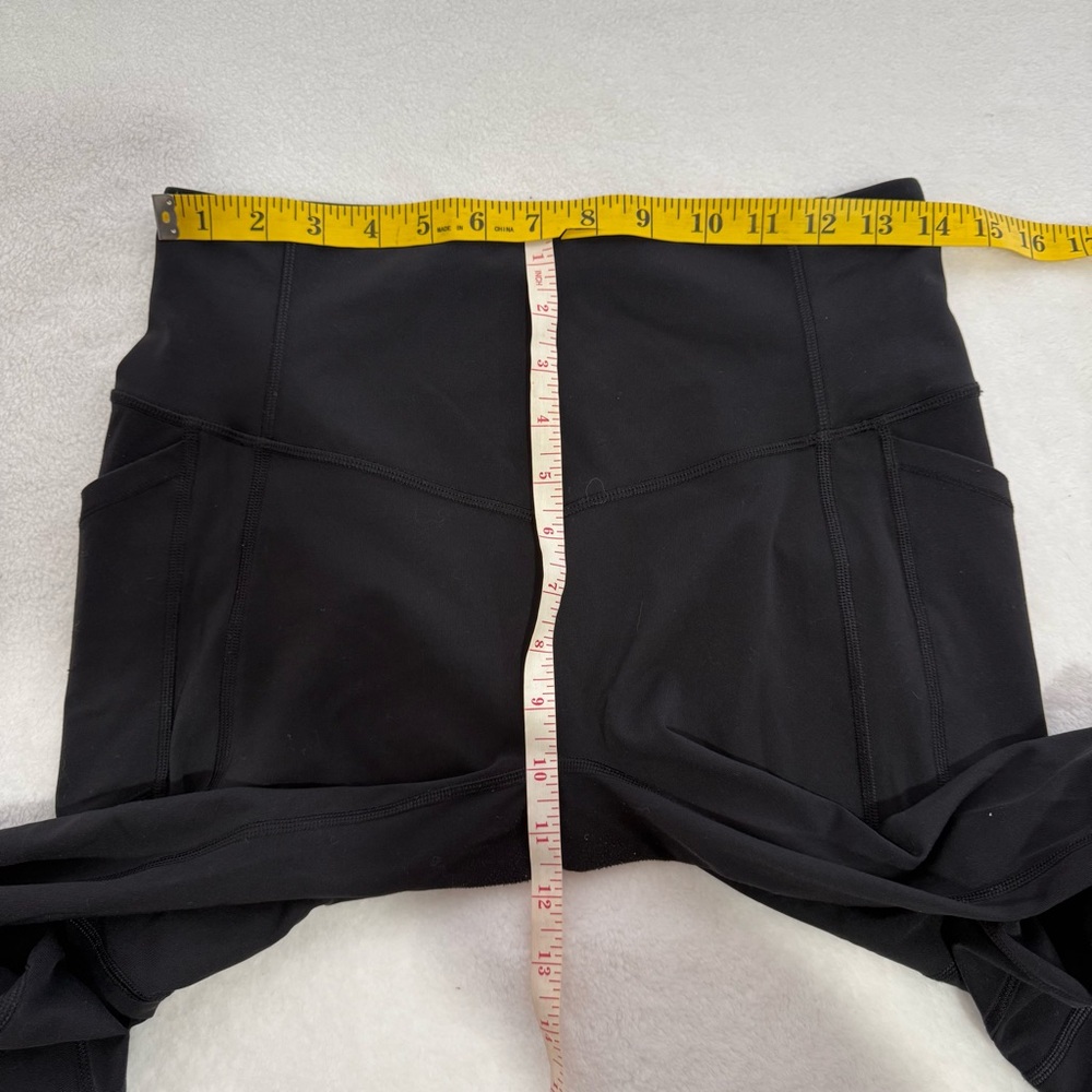 Lululemon All The Right Places Crop II Leggings *23" Size 8 in Black Activewear - Picture 12 of 13
